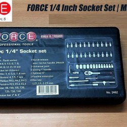 Force  46 pc 1/4" Sq. Drive Socket Set
