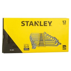 Stanley 12pc shallow offset Ring spanner set 6X7-30X32mm
