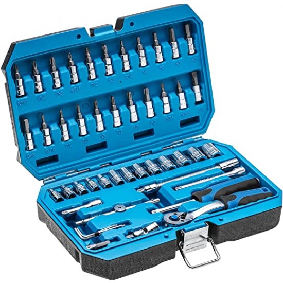 Hogert  46 pc 1/4" Sq. Drive Socket Set