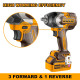 Ingco Cordless Impact Wrench 850 N-m 1/2" Sq. Drive