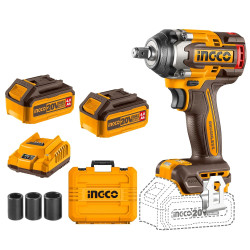 Ingco Cordless Impact Wrench 500 N-m 1/2" Sq. Drive