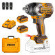 Ingco Cordless Impact Wrench 850 N-m 1/2" Sq. Drive