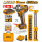 Ingco Cordless Impact Wrench Combo Kit 405 N-m 1/2" Sq. Drive