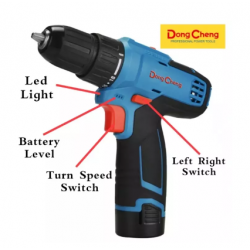 Dong cheng Cordless drill/driver machine 12v 10mm