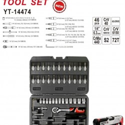 Yato  46 pc 1/4" Sq. Drive Socket Set