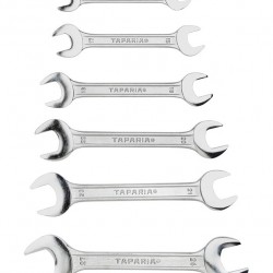 Taparia 12pc double open end spanner set 6X7-30X32mm