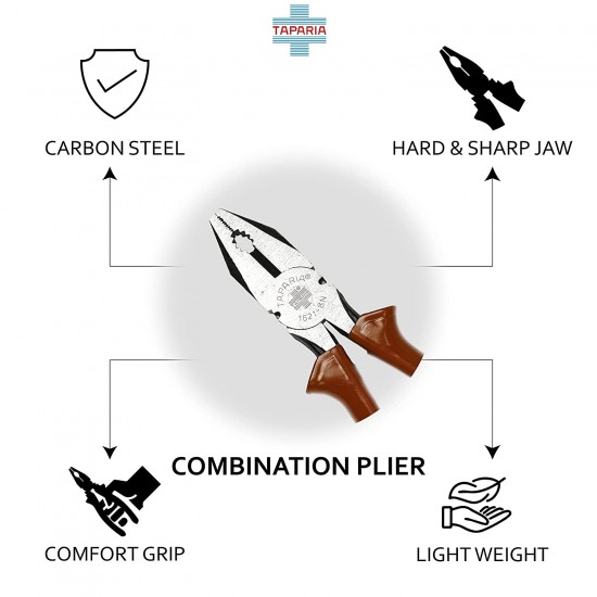 Taparia combination plier 8"- 200mm