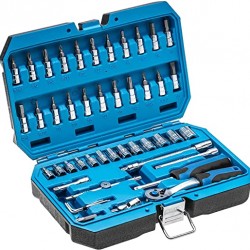 Hogert  46 pc 1/4" Sq. Drive Socket Set