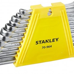 Stanley 12pc combination spanner set 6-22mm